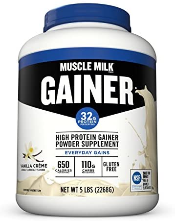 Muscle Milk Gainer Protein Powder, Chocolate, 32g Protein, 5 Pound: Sports & Outdoors