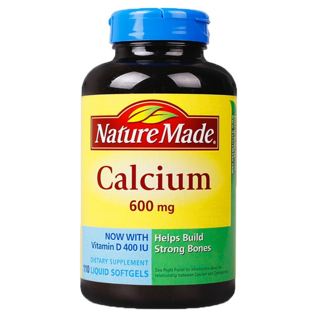 U.S. Nature Made Tianweimei Calcium Tablets + Vitamin D 110 grains Calcium Supplements Alleviate Back Pain