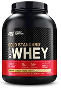 Optimum Nutrition Gold Standard 100% Whey Protein Powder, Double Rich Chocolate, 5 Pound (Packaging May Vary): Health & Personal Care