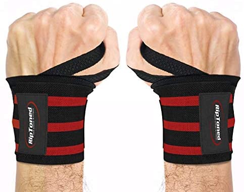  Wrist Wraps (18 Premium Quality) for Powerlifting,  Bodybuilding, Weight Lifting - Wrist Support Braces for Weight Strength  Training (Black) : Sports & Outdoors