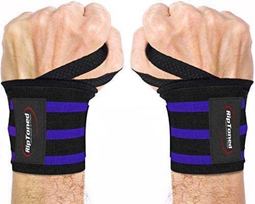 Rip Toned Wrist Wraps 18 Professional Grade with Thumb Loops